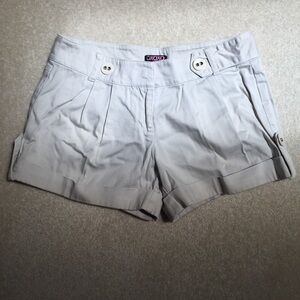 XOXO Cuffed khaki shorts size 3